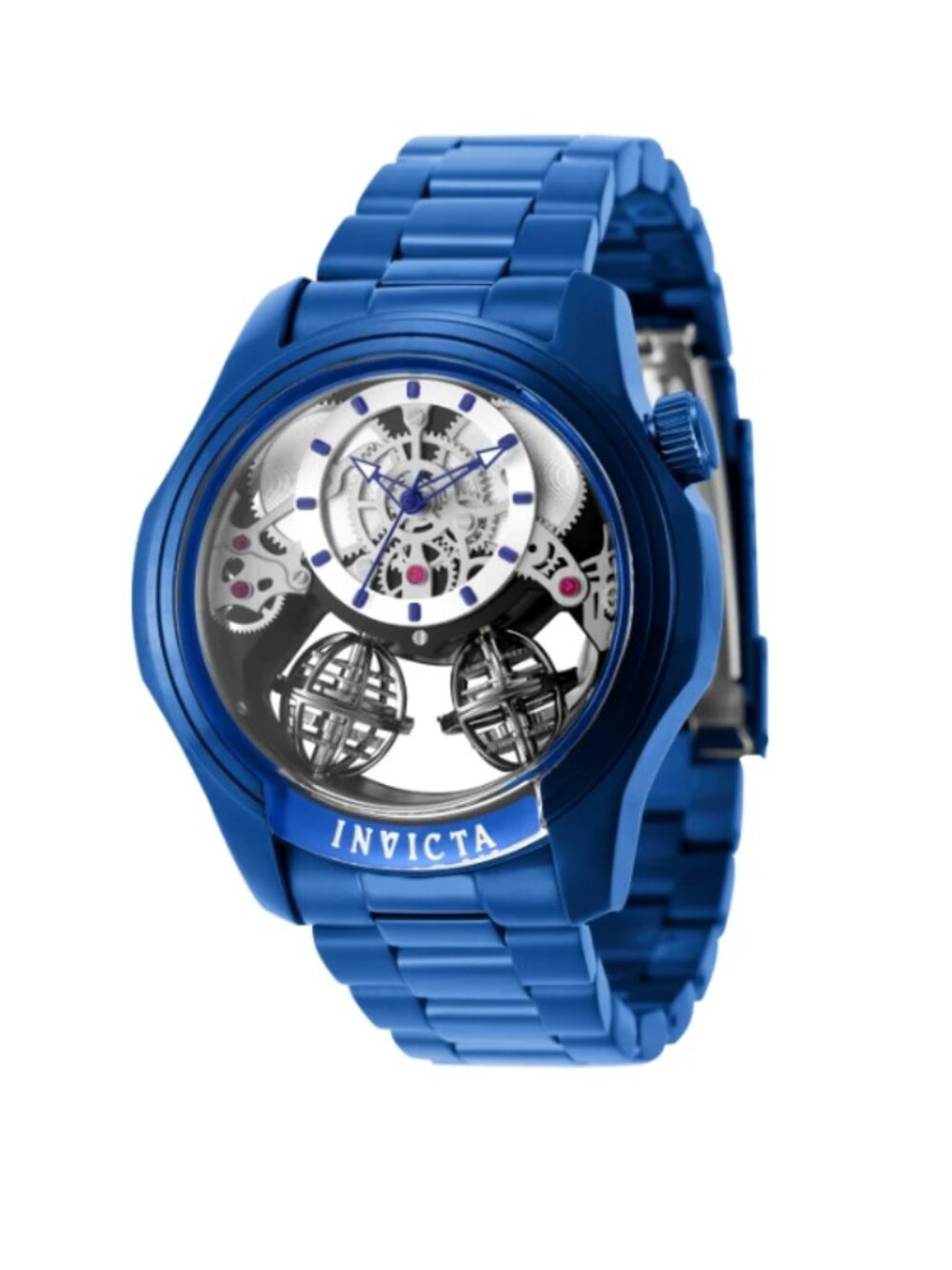 Invicta Specialty Twin-Axis Men's Watch w/ Skeleton Dial - 46mm, Blue (50781)